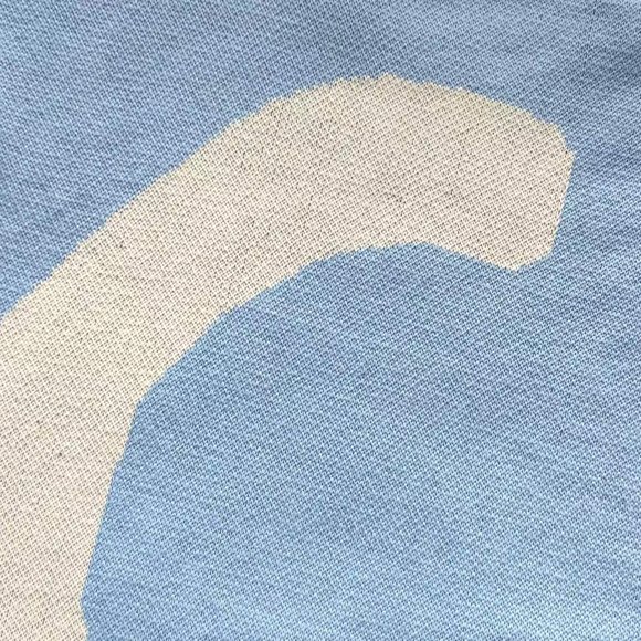 Cavermpt Blue Long Sleeve Smiley Loose Knit Sweater - Picture 11 of 15